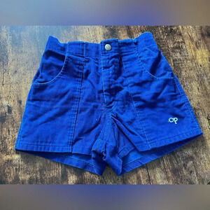 VINTAGE: ladies surfer Op Montabert corduroy surf shorts. Size: 26